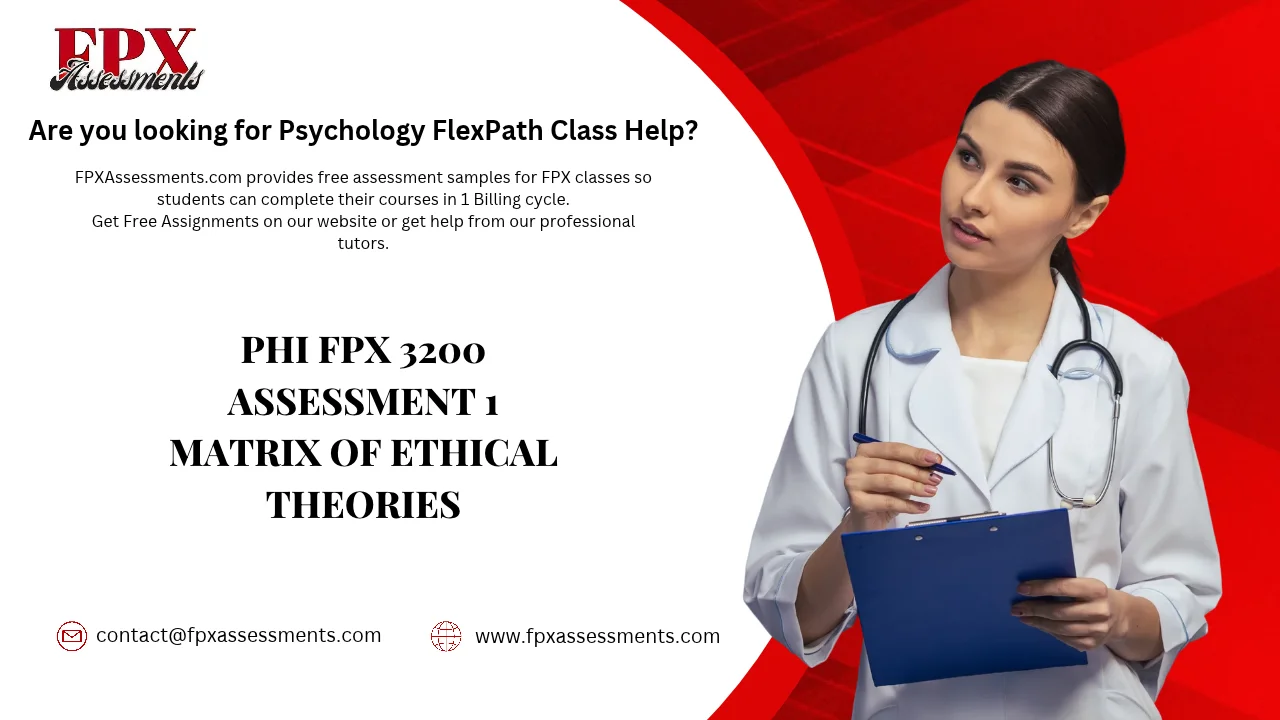 PHI FPX 3200 Assessment 1 Matrix of Ethical Theories