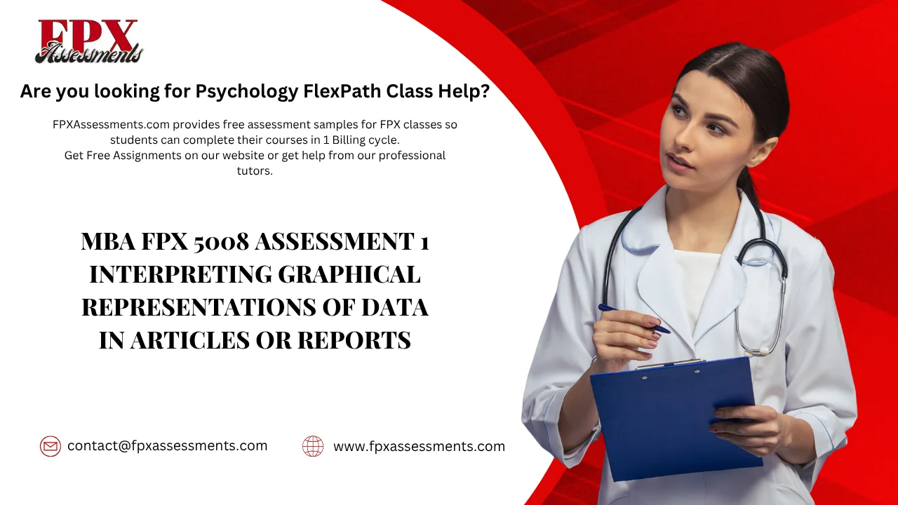 MBA FPX 5008 Assessment 1 Interpreting Graphical Representations of Data in Articles or Reports