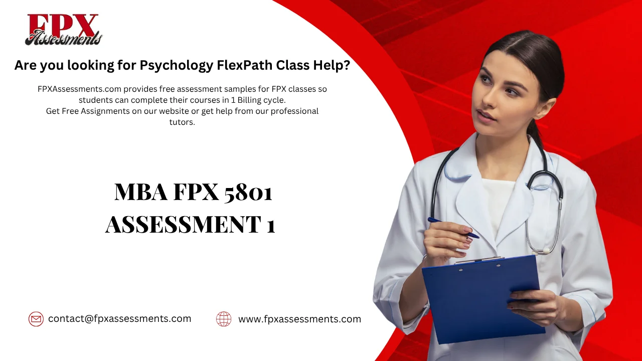 MBA FPX 5801 Assessment 1