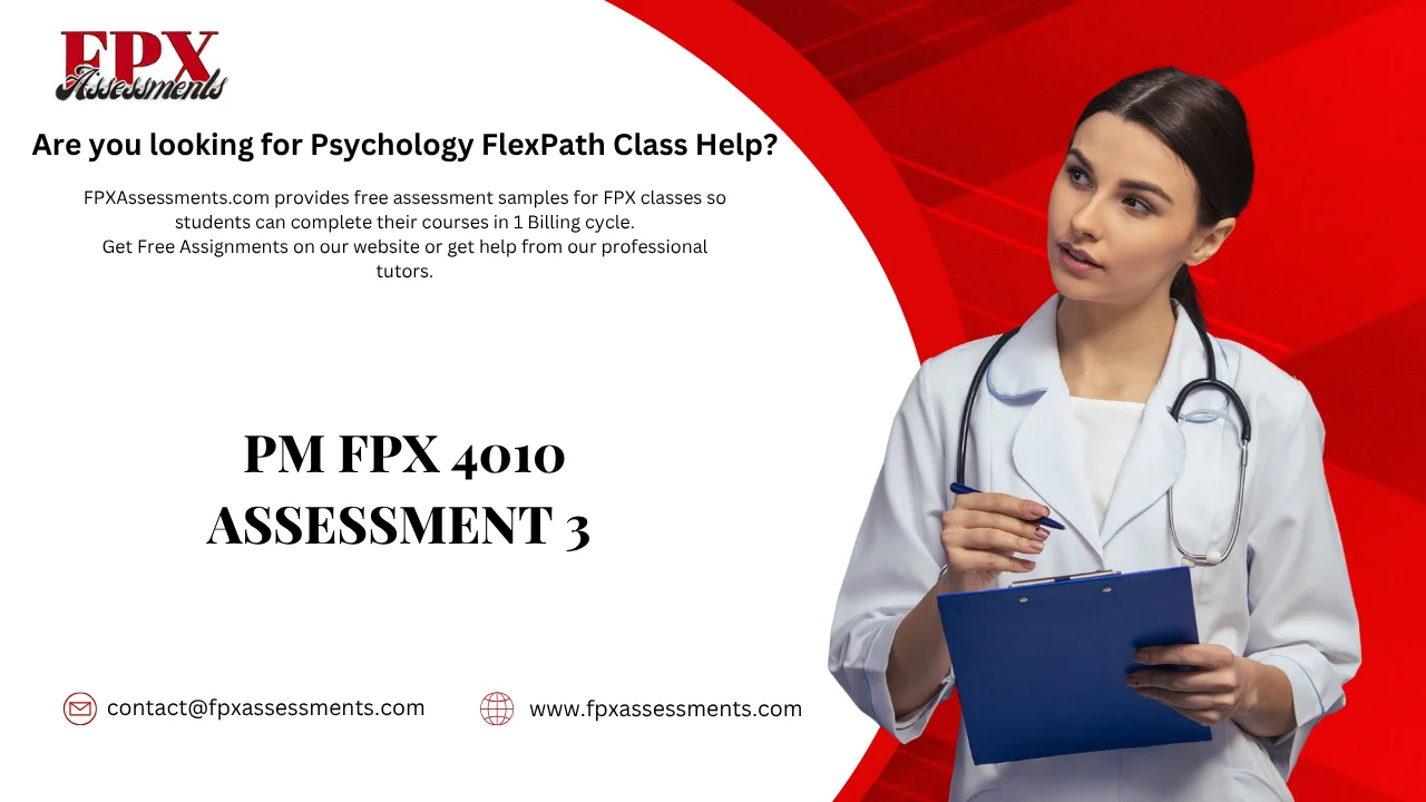 PM FPX 4010 Assessment 3
